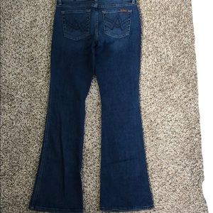 7 for all mankind A pocket SZ 27 flare jeans